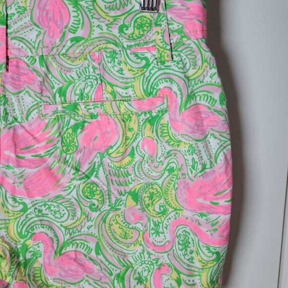 Lilly Pulitzer Flamingo Callahan Shorts | Lilly Pulitzer | Size 0 - Picture 9 of 9